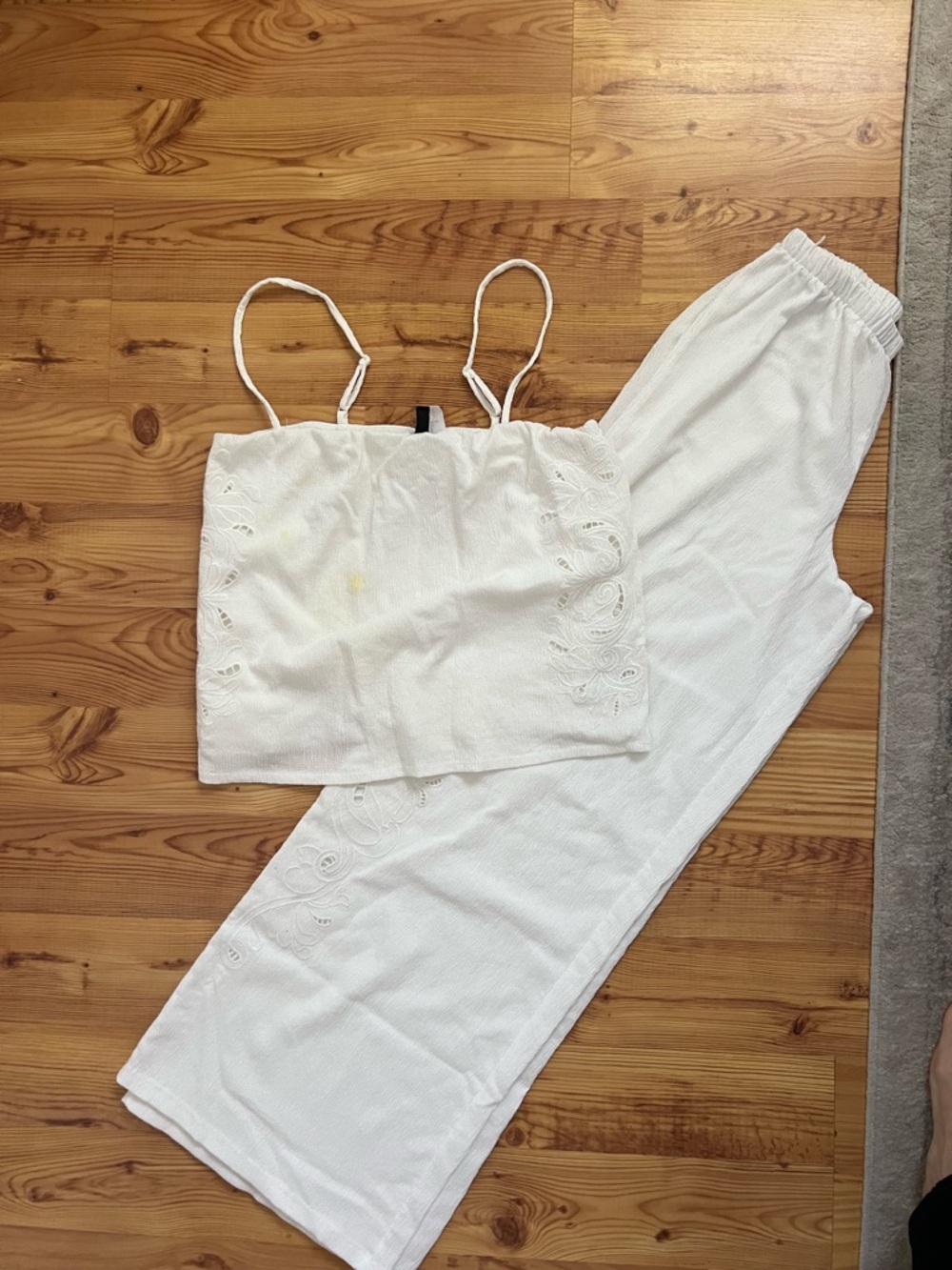 H&M white set